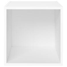 Vidaxl TV omarica bela 37x35x37 cm iverna plošča