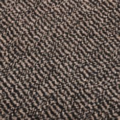 Vidaxl Predpražnik taftani 60x150 cm temno rjav