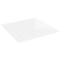 Vidaxl Mozaik ploščice 22 kosov bele 30x30 cm steklo