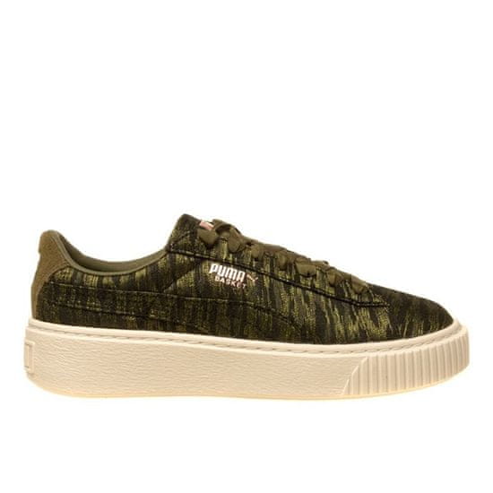 Puma Čevlji olivna Basket Platform VR Wmns