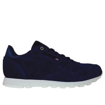 Reebok Čevlji mornarsko modra CL Leather Mcc