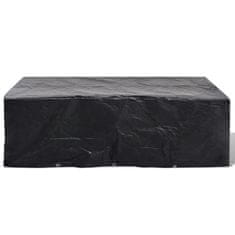 Vidaxl Pokrivalo za vrtno pohištvo z 8 obročki 300x140x90 cm