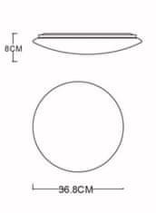 Globo LED Stropna svetilka, Globo PIERRE 48388-24