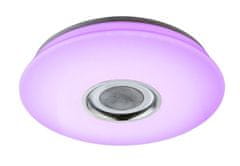 Globo LED stropna svetilka z zvočnikom in RGB Globo NICOLE 41329-18