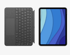 Logitech Combo Touch tipkovnica za iPad Air, Slo g., siva (920-010303) - odprta embalaža