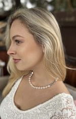 JwL Luxury Pearls Biserna ogrlica iz baročnih biserov in cirkonov JL0597