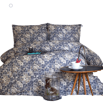 Issimo Bombažna posteljnina NAT-LAPIS 2*50x70/200x220