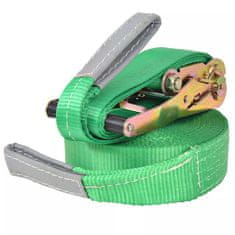 Vidaxl Slackline vrv 15 m x 50 mm 150 kg zelene barve
