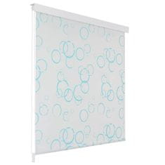 Vidaxl Rolo zavesa za prho 80x240 cm mehurčki
