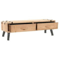Vidaxl TV omarica 110x33x35 cm trdna borovine