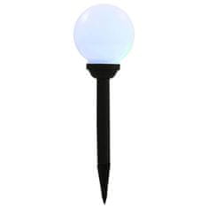 Vidaxl Zunanje solarne svetilke 4 kosi LED okrogle 15 cm RGB
