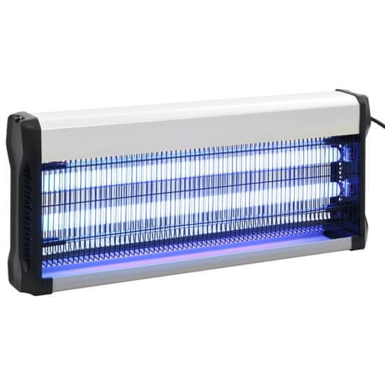 Vidaxl Ubijalec insektov črn aluminij in ABS 40 W