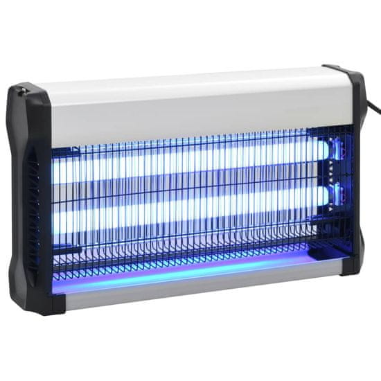 Vidaxl Ubijalec insektov črn aluminij in ABS 30 W