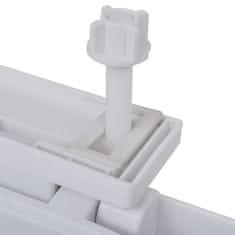 Vidaxl WC deska s počasnim zapiranjem 2 kosa plastična bela