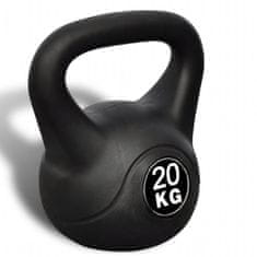 Greatstore Kettlebell Utež v Obliki Zvona 20 kg