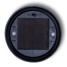 Vidaxl Vrtne solarne LED okrogle lučke 15cm za osvetlitev poti 4kosi s konico
