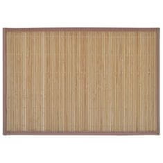 Vidaxl Bambusov pogrinjek 6 kosov 30x45 cm rjave barve