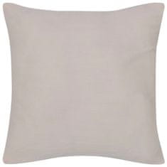 Vidaxl Prevleke za Blazine 40 x 40 cm 4 kosi Bombaž Bež