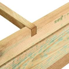 Vidaxl Visoka greda 90x90x20 cm impregniran les