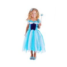 Rappa Otroški kostum princese modre barve (S)