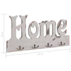Vidaxl Stenski obešalnik za plašče HOME 50x23 cm