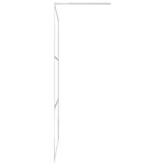 shumee Steklena pregrada za tuš z mlečnim ESG steklom 100x195 cm