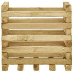 Vidaxl Visoka greda 40x40x38,5 cm impregnirana borovina