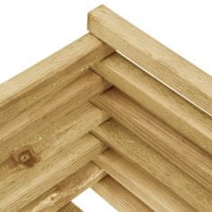 Vidaxl Visoka greda 40x40x38,5 cm impregnirana borovina