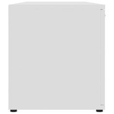 Vidaxl TV omarica bela 120x34x37 cm iverna plošča