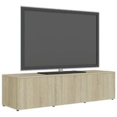 Greatstore TV omarica sonoma hrast 120x34x30 cm iverna plošča