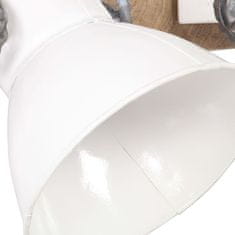 Vidaxl Industrijska stenska svetilka bela 45x25 cm E27