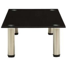Vidaxl TV stojalo črno 80x35x17 cm kaljeno steklo
