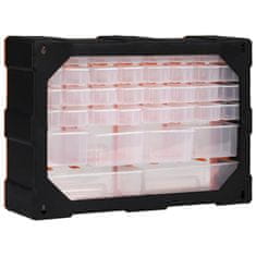Vidaxl Organizator s 40 predali 52x16x37,5 cm