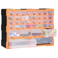 Vidaxl Organizator s 40 predali 52x16x37,5 cm