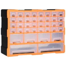 Greatstore Organizator s 40 predali 52x16x37,5 cm