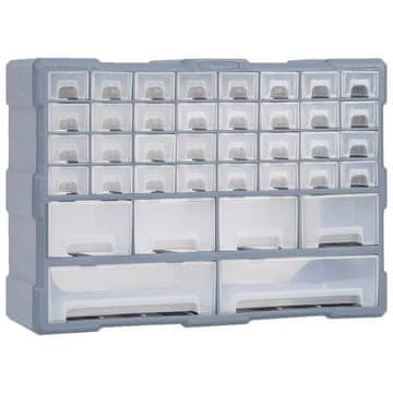 Vidaxl Organizator s 40 predali 52x16x37,5 cm