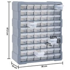 Vidaxl Organizator s 60 predali 38x16x47,5 cm