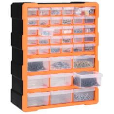 Greatstore Organizator z 39 predali 38x16x47 cm