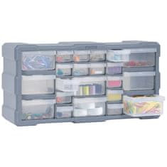 Vidaxl Organizator z 22 predali 49x16x25,5 cm
