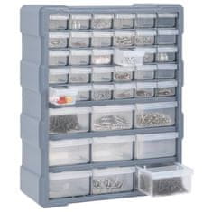 Vidaxl Organizator z 39 predali 38x16x47 cm