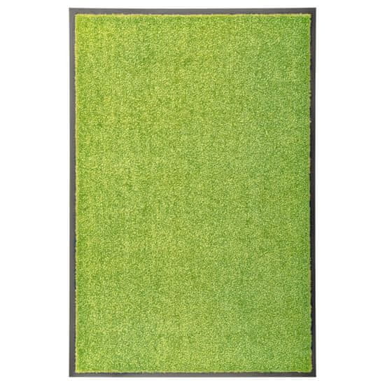 Vidaxl Pralni predpražnik zelen 60x90 cm