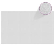 Vidaxl Plavajoča PE solarna folija za bazen 260x160 cm siva