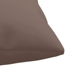 Vidaxl Okrasne blazine 4 kosi taupe 40x40 cm blago