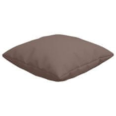 Vidaxl Okrasne blazine 4 kosi taupe 40x40 cm blago
