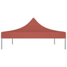 Vidaxl Streha za vrtni šotor 4x3 m terakota 270 g/m2