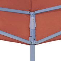 shumee Streha za vrtni šotor 4x3 m terakota 270 g/m2