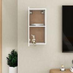 Vidaxl TV omarica bela 30,5x30x60 cm iverna plošča