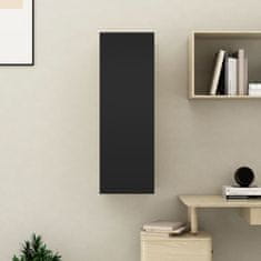 Vidaxl TV omarica črna 30,5x30x90 cm iverna plošča