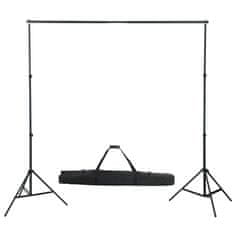 Vidaxl Foto studijski komplet s softboxi, ozadjem in odbojnikom