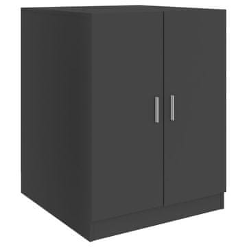 Vidaxl Omara za pralni stroj siva 71x71,5x91,5 cm
